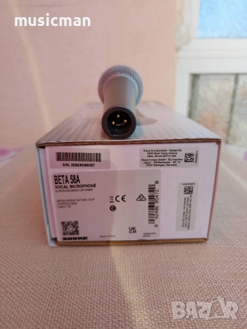 Shure BETA 58A Вокален Динамичен микрофон, снимка 6 - Други - 53337614