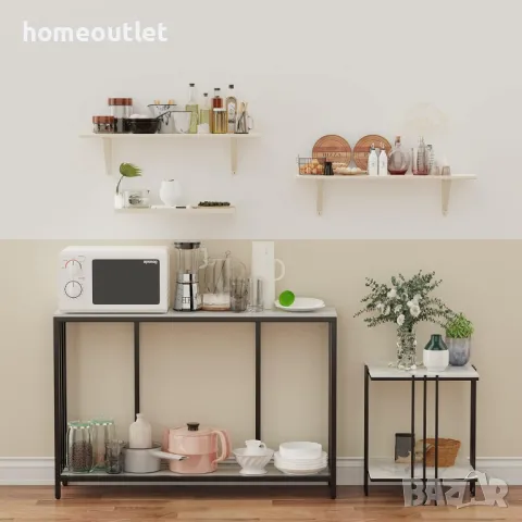 ПРОМОЦИЯ Елегантна конзолна маса с плот от синтерован камък WISFOR JJ-XZ841, снимка 7 - Маси - 50192399