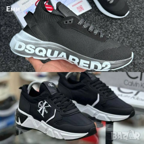 Мъжки сникърси спортни обувки, маратонки Dsquared2, Calvin Klein 
