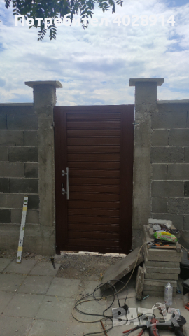 Метални врати, метални огради и метални колчета за огради и др. , снимка 9 - Монтажи - 44745059