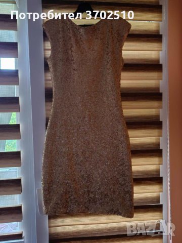 Дамска рокля с пайети, снимка 1 - Рокли - 41058060