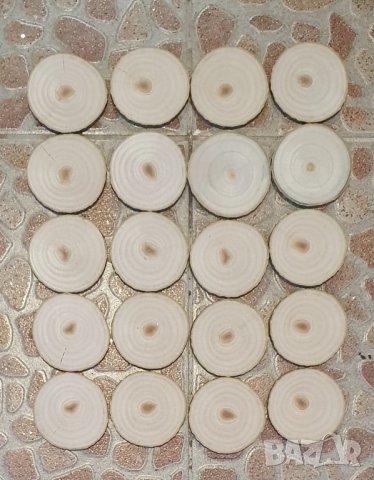 дървени шайби, снимка 4 - Декорация за дома - 42666129