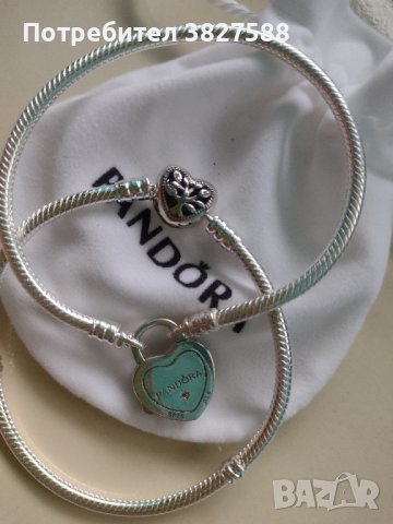 Сребърни гривни с печат Pandora 