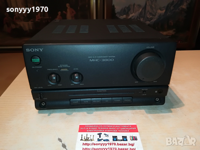 SONY TA-H3800 AMPLIFIER-MADE IN JAPAN 0804222059, снимка 7 - Ресийвъри, усилватели, смесителни пултове - 36392212