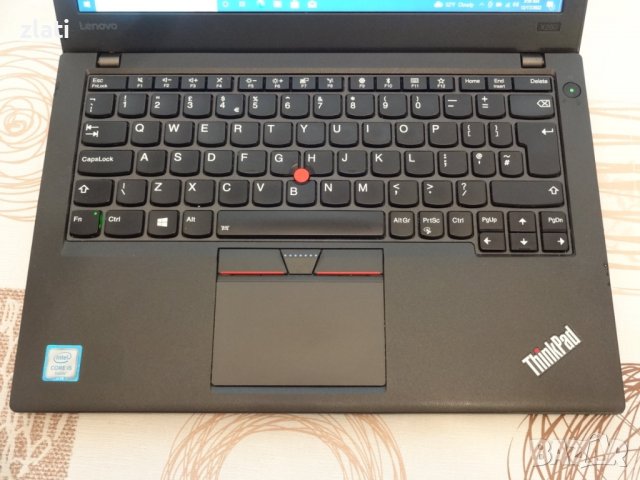 Лаптоп Lenovo ThinkPad X260 i7-6600U 2.60GHz/RAM 8GB/SSD 256GB/HDMI/Web-Камера, снимка 2 - Лаптопи за работа - 39323798