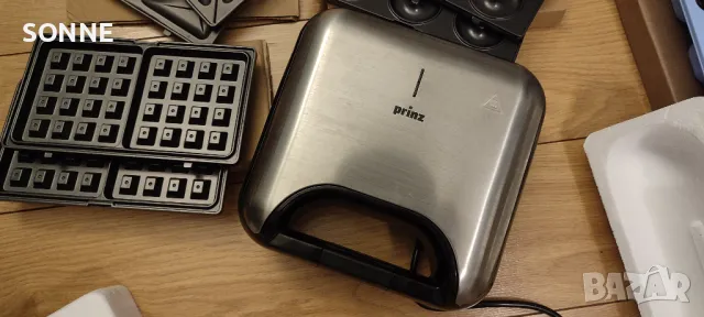 Немски сандвич мейкър/грил преса Prinz 4 в 1, 800 W 