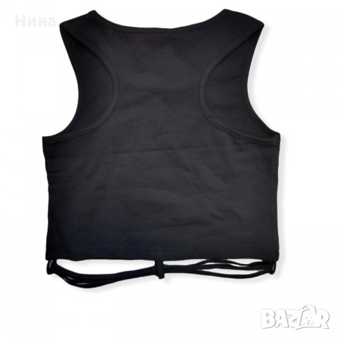 Топ NK  в черно, снимка 2 - Детски тениски и потници - 35898238