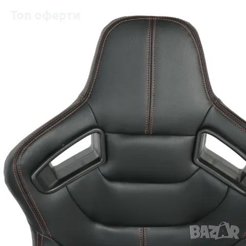 Спортни седалки за МПС - 1053 Черна с червен конец+, снимка 3 - Аксесоари и консумативи - 48677621