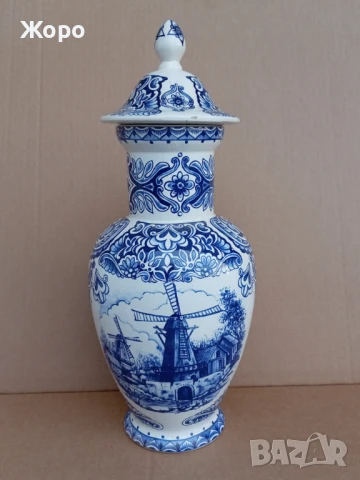 старинна ваза порцелан керамика ретро винтидж съд, снимка 3 - Други ценни предмети - 49225232