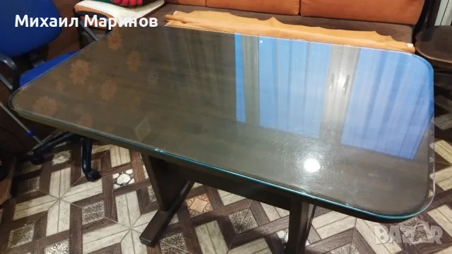 Плот за маса със стъкло и покривка, снимка 6 - Маси - 48574525