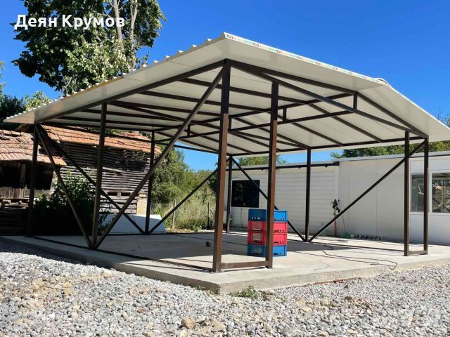 Навеси ,козирки,гаражи и др, снимка 2 - Други ремонти - 19064027