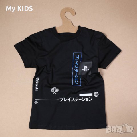 тениска PlayStation 110 5-6 116 6-7 122 7-8 128 8-9 134 140 146 152-158 японски