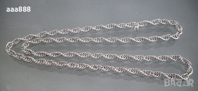 Дамско колие спирала сребро 