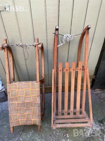 дървени стари ски , шейни и кънки.., снимка 16 - Антикварни и старинни предмети - 40104690