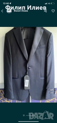 Нов официален тъмносин костюм TEODOR, снимка 2 - Костюми - 42365797