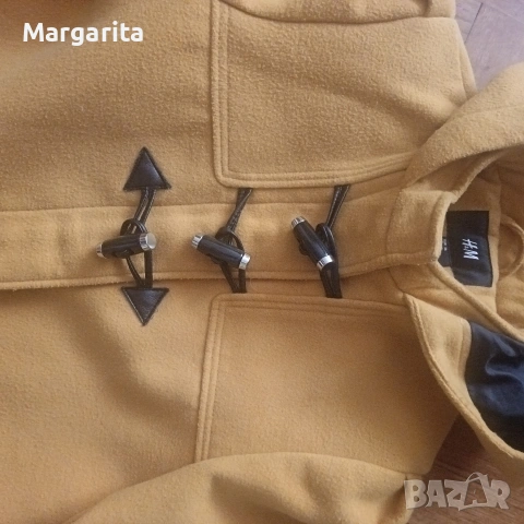 Жълто палто на Н&М, снимка 3 - Палта, манта - 53138464