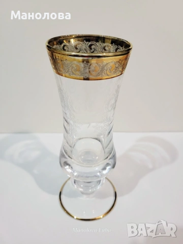 Комплект кристални чаши Murano Medici за допълнение на сервиз., снимка 5 - Други ценни предмети - 53183842