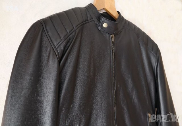 Мъжко Кожено Яке Естествена Кожа, снимка 3 - Якета - 39879965