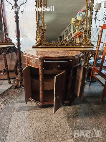 Антикварно шкафче, снимка 6 - Шкафове - 56367894