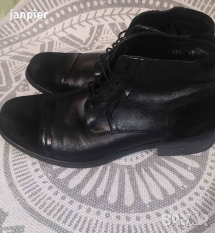 Мъжки обувки от естествена телешка кожа. Сезон Зима. Размер 43, снимка 2 - Официални обувки - 38984569