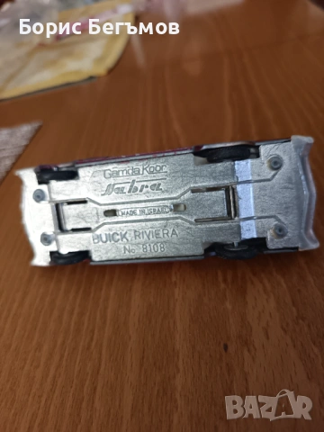 Буик/Gamda Koor Sabra Israel No. 8108 Buick Riviera , снимка 8 - Колекции - 53667931