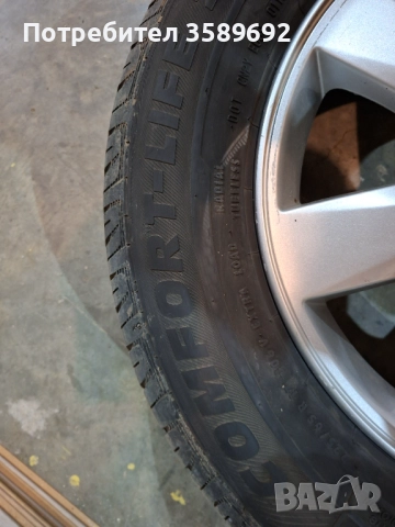 Летни гуми 225/65/17  с алуминиеви джанти, снимка 5 - Гуми и джанти - 52807195