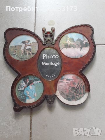 Стар немски фотомонтаж със снимки