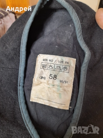 Стара военна барета,шапка #13, снимка 5 - Антикварни и старинни предмети - 52954801