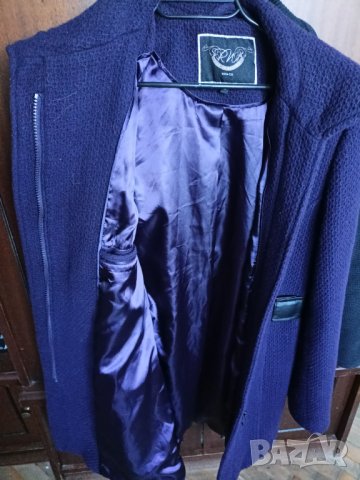 лилаво палтенце, снимка 3 - Палта, манта - 44162457