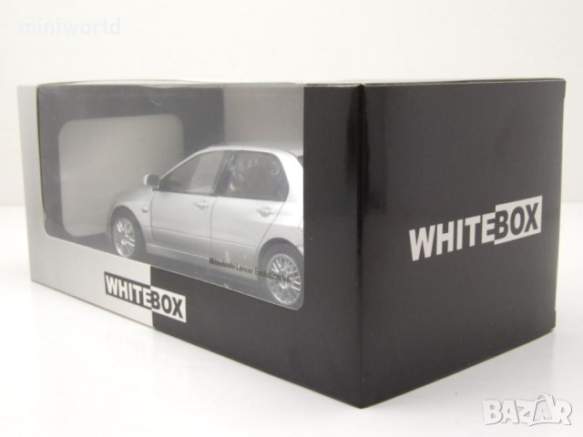 Mitsubishi Lancer Evo VII RHD 2001 - мащаб 1:24 на Whitebox моделът е нов в кутия, снимка 9 - Колекции - 44491174