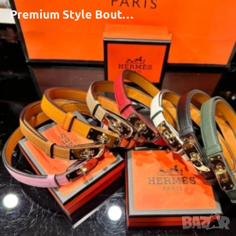 колан от естествена кожа в кутия и сертификат hermes , снимка 2 - Колани - 53806619