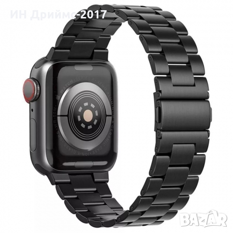 Метална стоманена верижка /каишка за APPLE WATCH 38/40/41-42/44/45+ПОДАРЪК МАШИНКА , снимка 2 - Каишки за часовници - 36097773