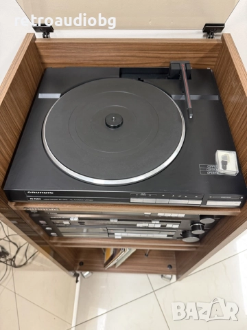 🔊Ретро аудио сет GRUNDIG - Усилвател, дек, тунер, грамофон и рак шкаф🔉, снимка 4 - Декове - 56023387