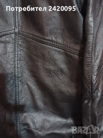 кожено яке-100лв, снимка 12 - Якета - 50511413