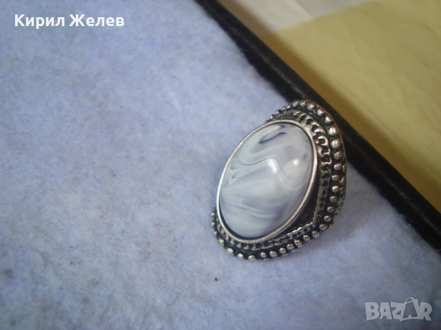 КРАСИВ ПОСРЕБРЕН ФЕШЪН АРТ ПРЪСТЕН с КАТАЛИН 55901, снимка 11 - Пръстени - 36393214