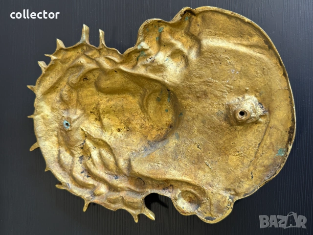Стенен барелеф / пано с образа на Исус Христос. №7911, снимка 6 - Антикварни и старинни предмети - 53678709