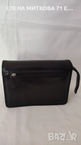 Луксозна мъжка чантичка от естествена кожа, снимка 5 - Чанти - 51638828
