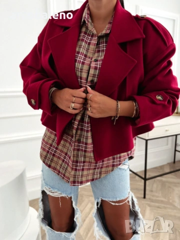 Дамско елегантно преходно яке, 9цвята , снимка 3 - Якета - 53121877