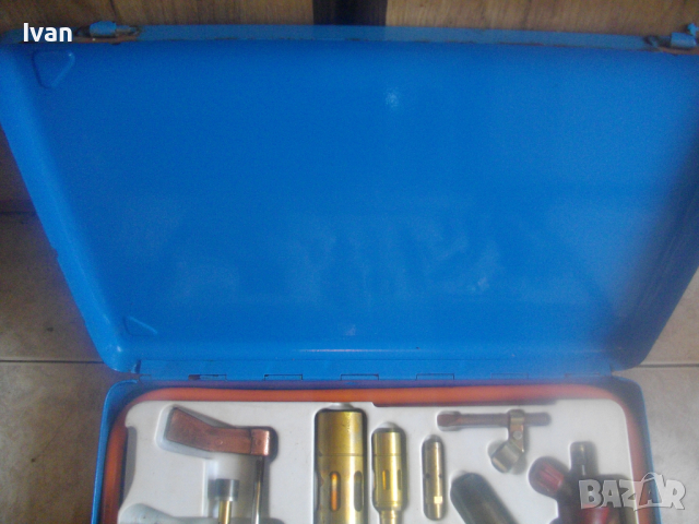 Made in ITALY-Газ Пропан-Бутан К-т Горелки/Поялници-Профи-20 Части-Старо Качество-CFH TURBO PROFI , снимка 3 - Поялници и запояване - 44921601