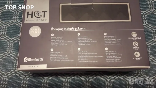 Безжична колона HOT 2*3 W, снимка 4 - Слушалки и портативни колонки - 48540452