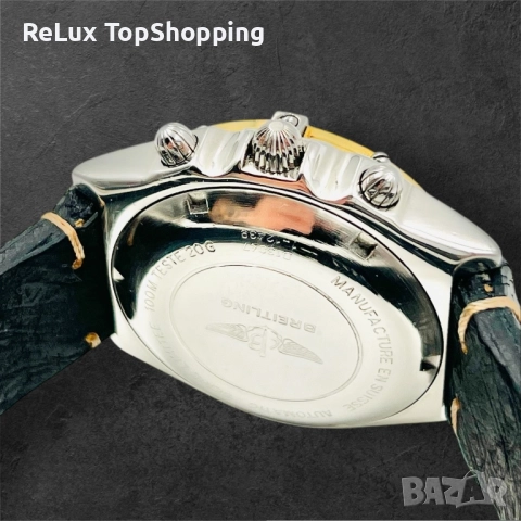 Breitling Chronomat – Steel & 18k Gold Bezel, 39 мм, Automatic 7750, снимка 9 - Мъжки - 51947256