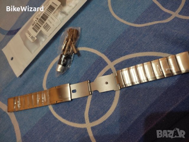 Garmin Fenix 5 метална сива каишка 22MM.+ инструмент за скъсяване , снимка 3 - Каишки за часовници - 41799692