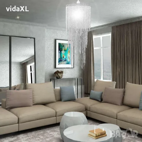vidaXL Пендел полилей 26x70 см, снимка 8 - Полилеи - 56146310