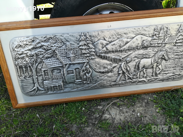 КАРТИНА-МЕТАЛ ДЪРВО 115Х50СМ 2403241045LNWC, снимка 8 - Антикварни и старинни предмети - 44920831