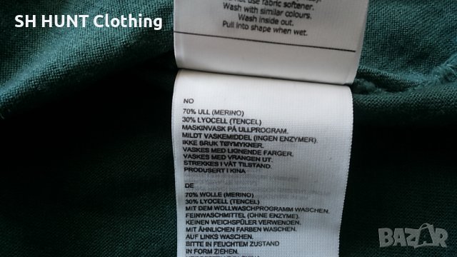 Bergans of NORWAY LYSEBU WOOL HENLEY 70% Merino Wool 30% Lyocell размер XL Термо блуза - 173, снимка 15 - Блузи - 39581454