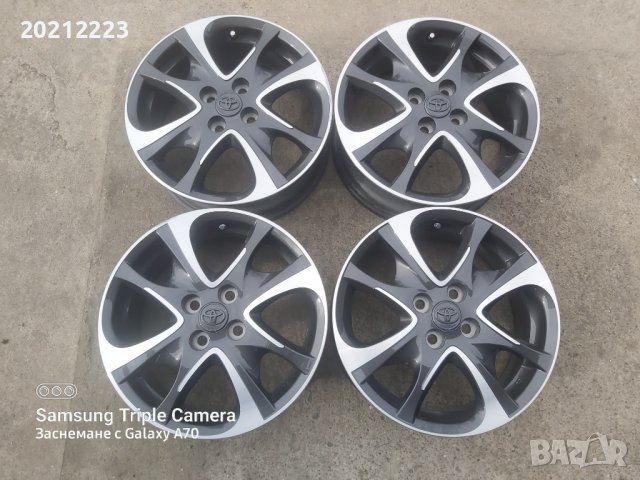 4 броя  алуминиеви джанти за Toyota Yaris-Hybrid  16, снимка 5 - Гуми и джанти - 38010176