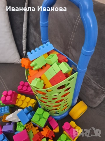 Детска количка с конструктор, снимка 3 - Конструктори - 53765427