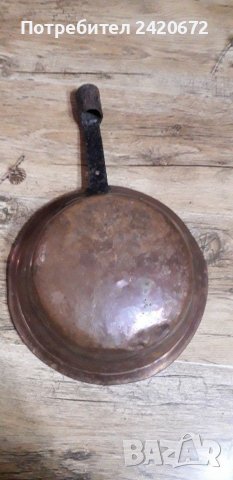 Стар  меден  тиган, снимка 3 - Декорация за дома - 39257903