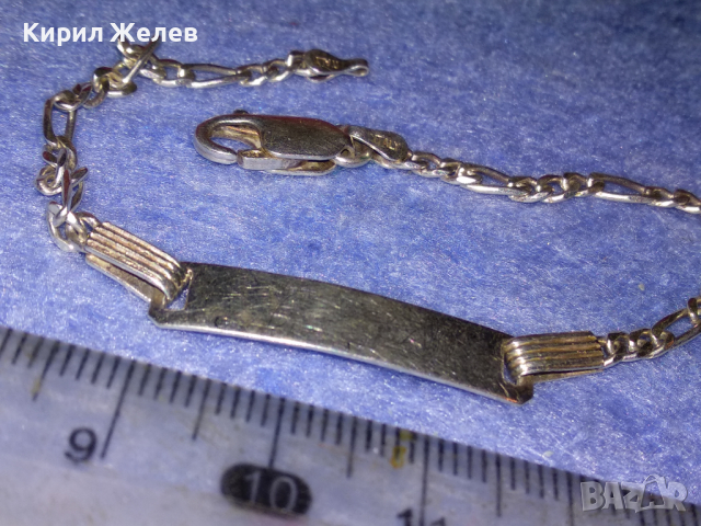 ПРЕКРАСНА ИТАЛИАНСКА СРЕБЪРНА ГРИВНА СРЕБРО 925 ITALY с БЯЛА ПОЗЛАТА 43202, снимка 8 - Гривни - 44692775