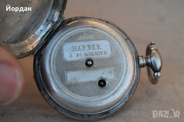 Стар Швейцарсйки сребърен джобен часовник , снимка 6 - Други ценни предмети - 48942656